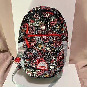 New vera bradley x coleman day pack backpack back pack